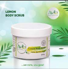 Ahli lemon body scrub.